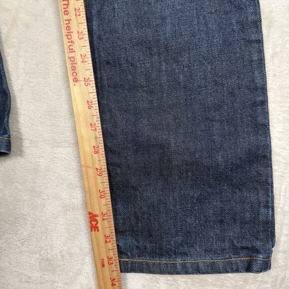 APC Selvedge Jeans New Standard Classique Size 31x32 Red Lines Slim Button Fly - Picture 11 of 12